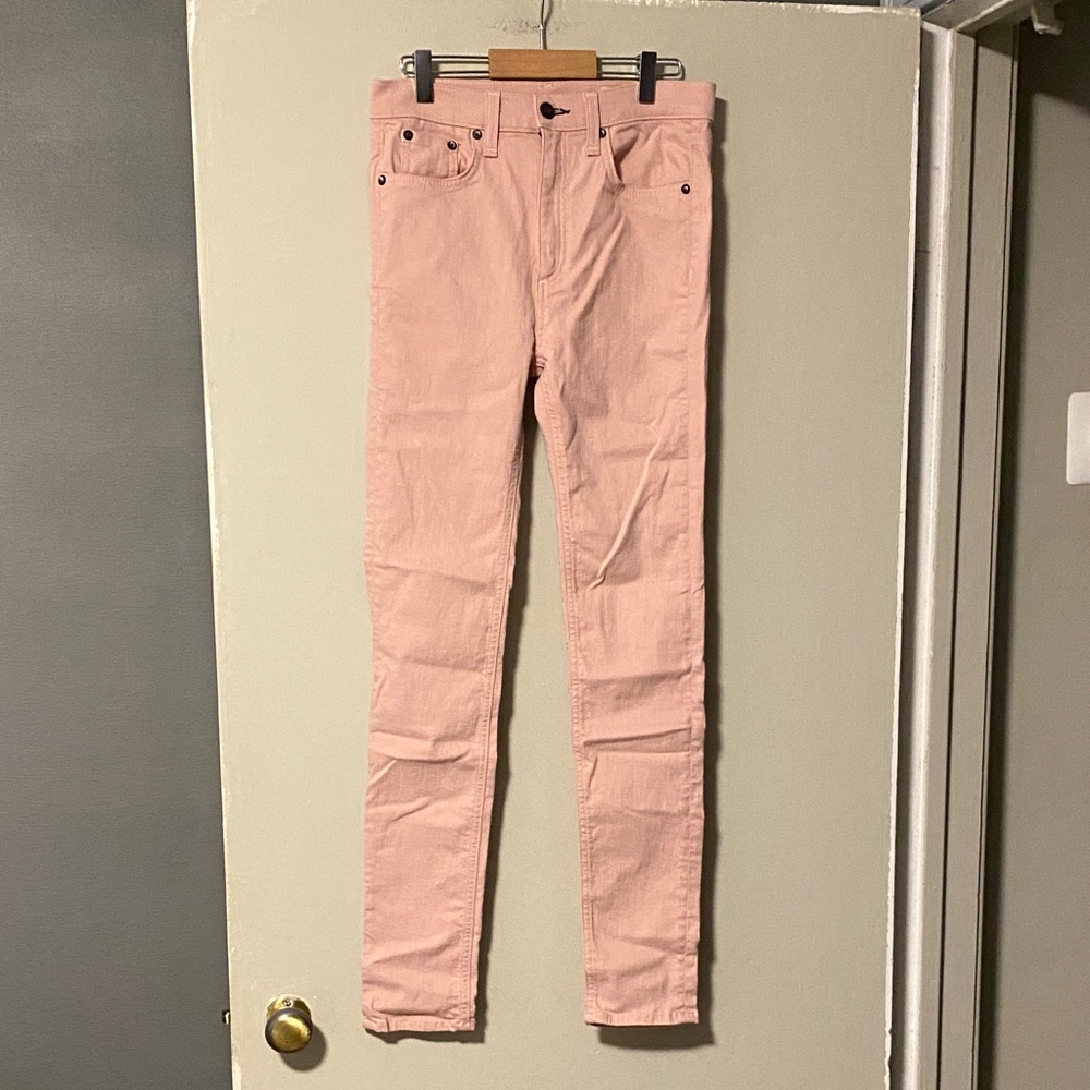 Rag and bone high rise skinny jeans size 27, blush colour